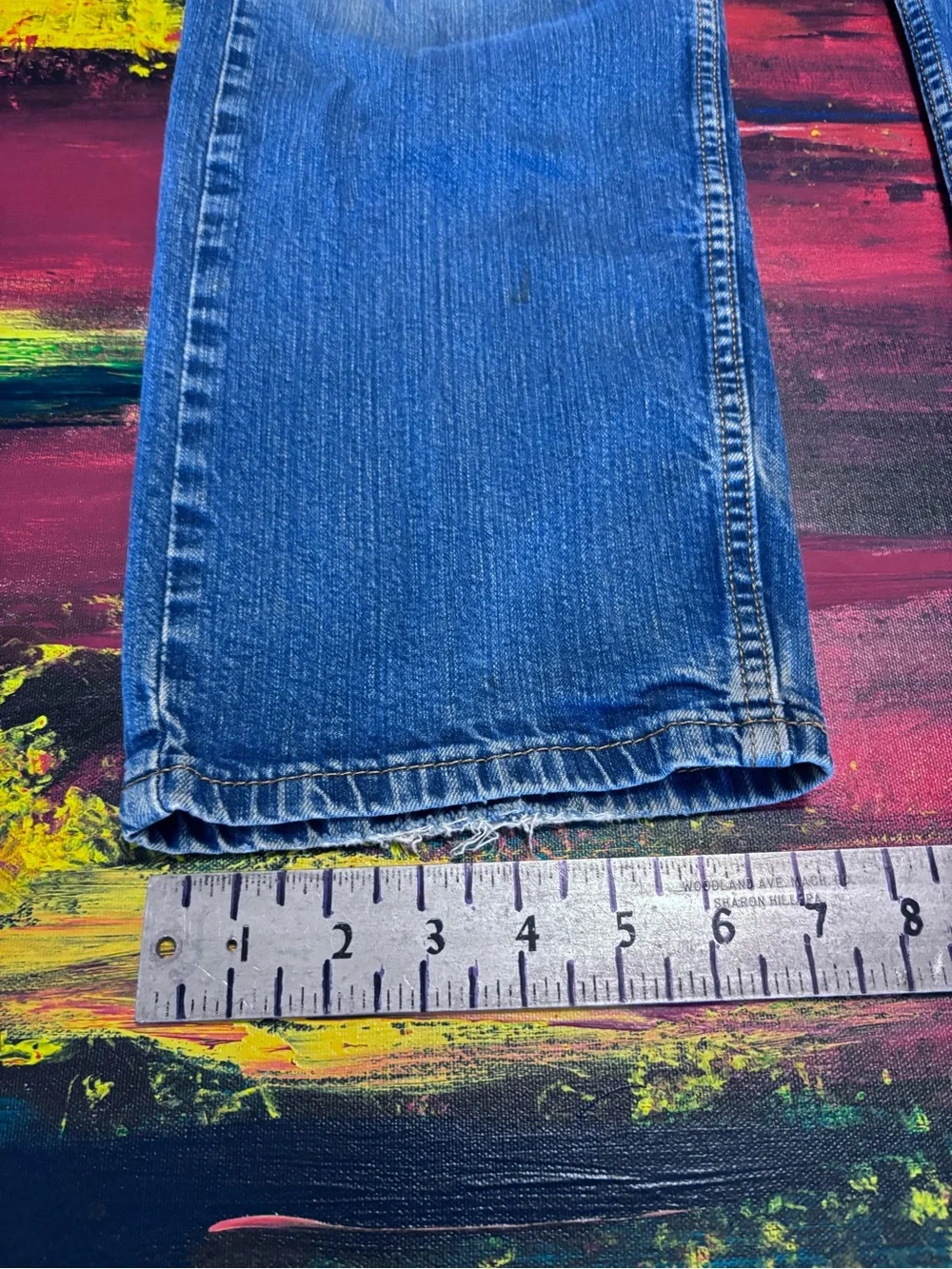 Levi's Men's Faded Blue Straight Jeans